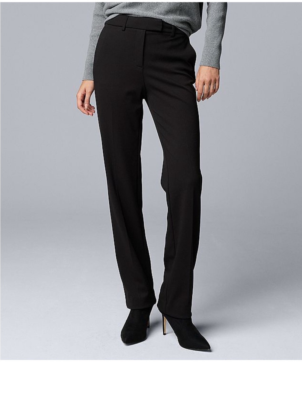 Simply Vera Tailored Twill Dress Pants